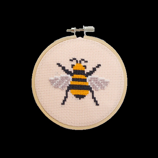 Cotton Clara Bee Cross Stitch Kit